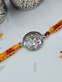 Om Silver Rakhi by GinniSilver