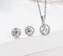 Stunning Silver Pendant Set