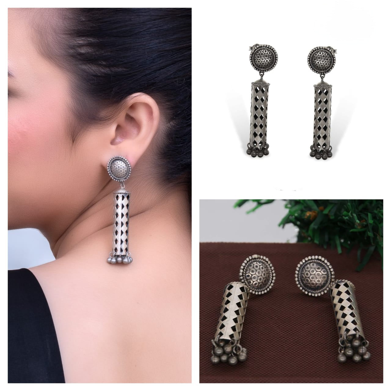 Oxodise Silver Earring