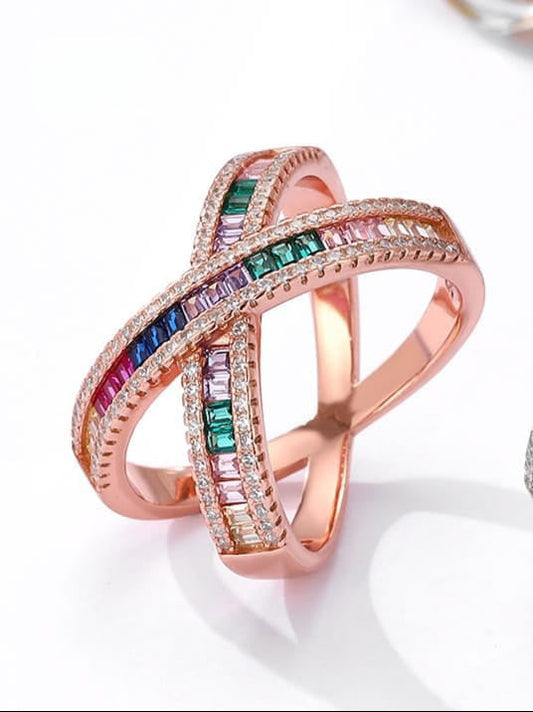 Multicolored Overlap Ring