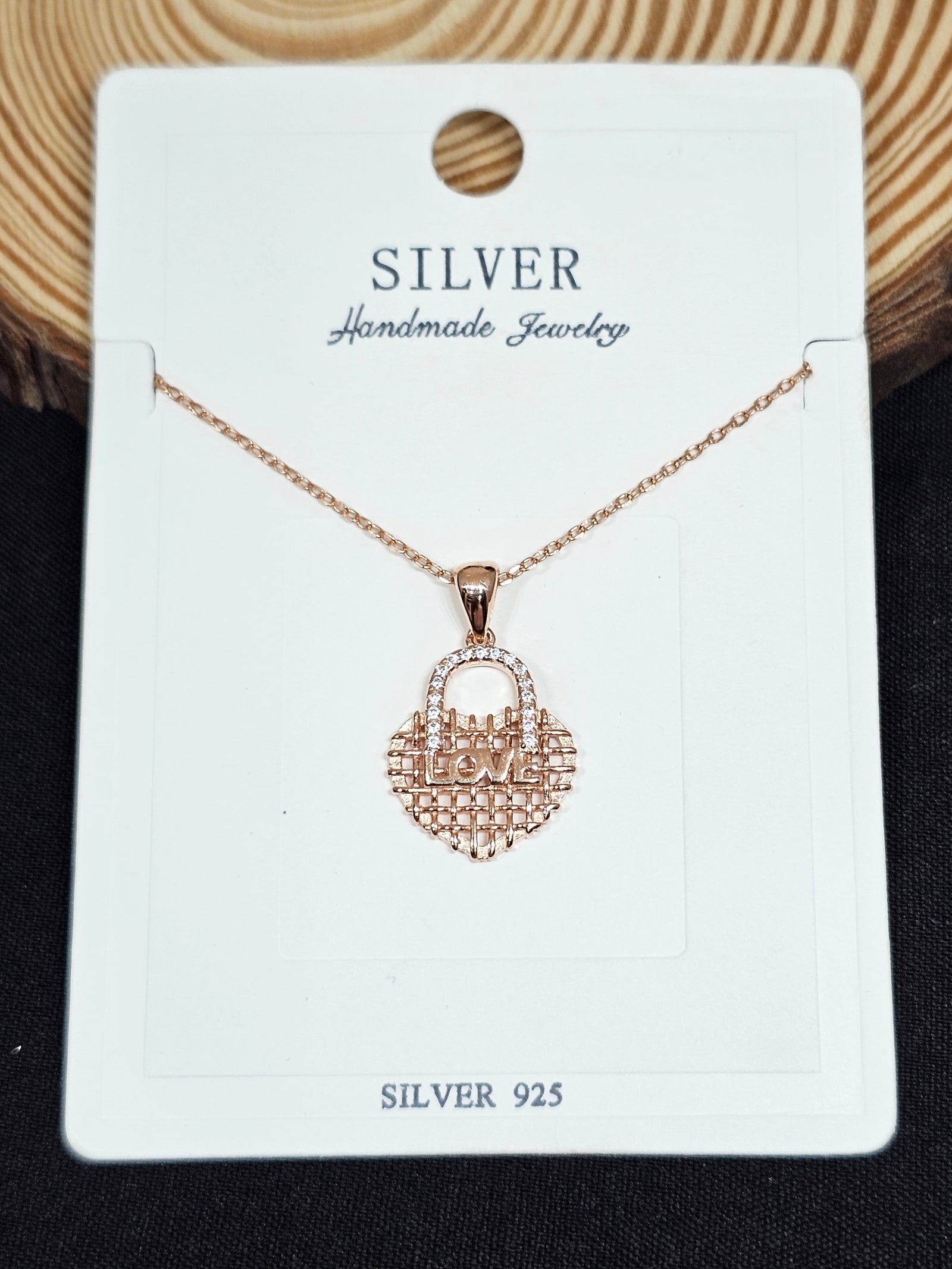 Love Chain Pendant in Rosegold