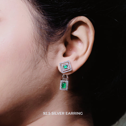 Silver Detachable Earring