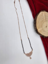 Stunning Rose Gold Mangalsutra made of 92.5 pure silver