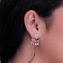 Silver Earring 2 in 1